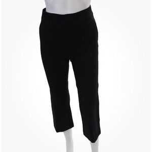 Spanx Womens Pull On High Rise Straight Leg Casual‎ Pants Black Size Small